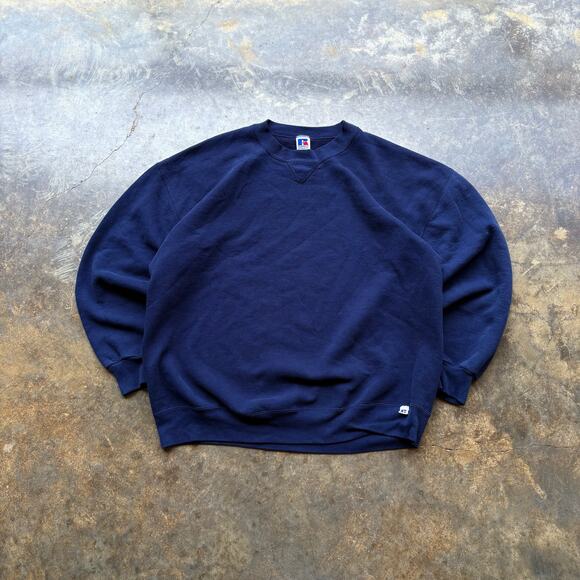 Vintage 90s Essential Boxy Russell Crewneck - Picture 1 of 3